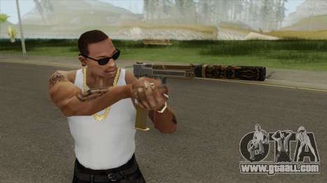 Pistol .50 GTA V (Luxury) Suppressor V2 for GTA San Andreas