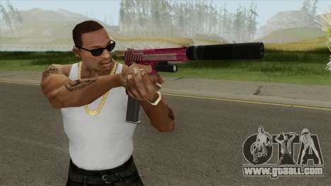 Pistol .50 GTA V (Pink) Full Attachments for GTA San Andreas
