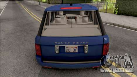 Land Rover Range Rover Superchargered 2008 v2 for GTA San Andreas
