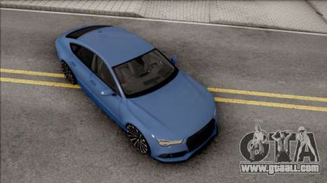 Audi RS7 Blue for GTA San Andreas