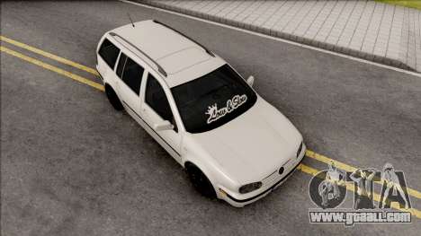 Volkswagen Golf 4 White for GTA San Andreas