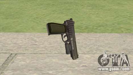 Pistol .50 GTA V (Green) Flashlight V1 for GTA San Andreas