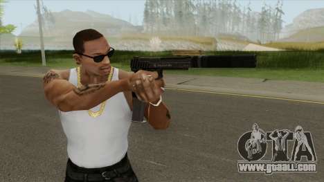 Pistol .50 GTA V (Platinum) Suppressor V2 for GTA San Andreas