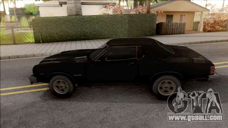 Ford Gran Torino 1974 Black for GTA San Andreas