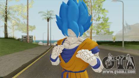 Goku (Super Sayains Bleu Evolution) for GTA San Andreas
