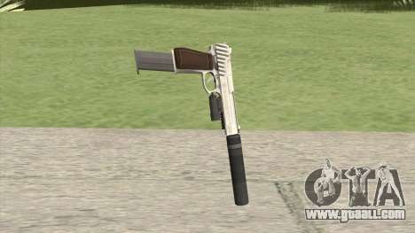 Pistol .50 GTA V (OG Silver) Full Attachments for GTA San Andreas