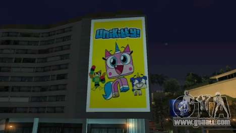 New Unikitty Poster On Building for GTA San Andreas