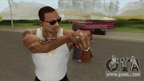 Pistol .50 GTA V (Pink) Flashlight V2 for GTA San Andreas