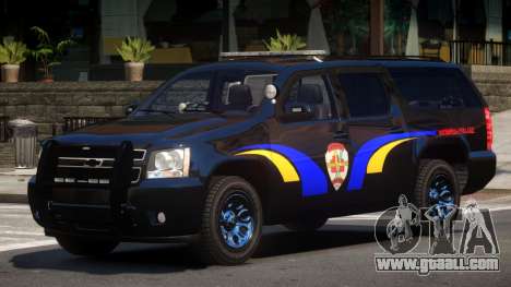 Chevrolet Suburban Police V1.1 for GTA 4