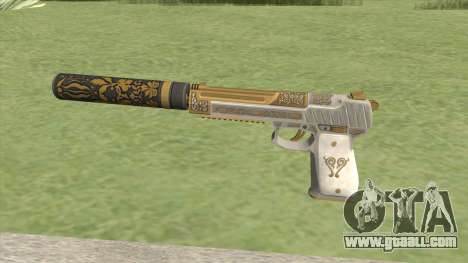 Pistol .50 GTA V (Luxury) Suppressor V1 for GTA San Andreas