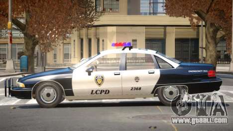 Chevrolet Caprice Police V1.0 for GTA 4