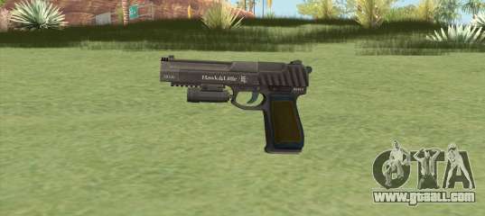 Pistol .50 GTA V (LSPD) Flashlight V1 for GTA San Andreas