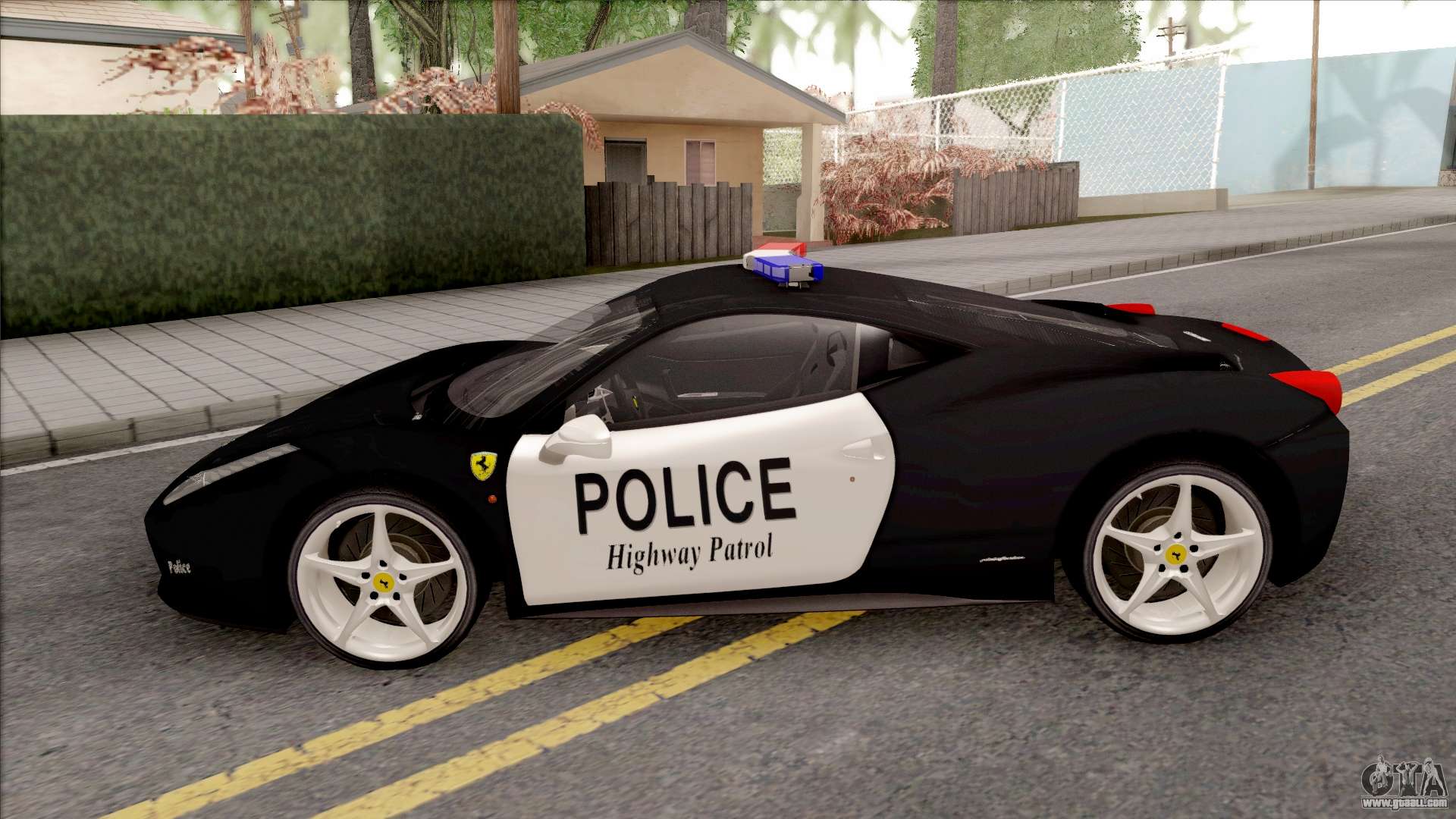Ferrari Italia Police Car For GTA San Andreas
