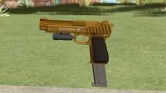 Pistol .50 GTA V (Gold) Flashlight V2 for GTA San Andreas