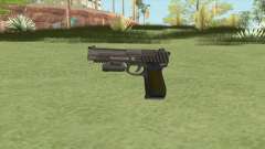 Pistol .50 GTA V (LSPD) Flashlight V1 for GTA San Andreas