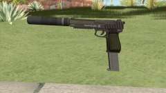 Pistol .50 GTA V (Green) Suppressor V2 for GTA San Andreas