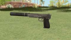 Pistol .50 GTA V (Platinum) Suppressor V1 for GTA San Andreas