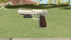 Pistol .50 GTA V (OG Silver) Flashlight V1 for GTA San Andreas