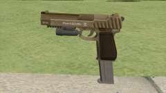 Pistol .50 GTA V (Army) Flashlight V2 for GTA San Andreas