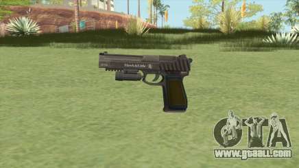 Pistol .50 GTA V (LSPD) Flashlight V1 for GTA San Andreas