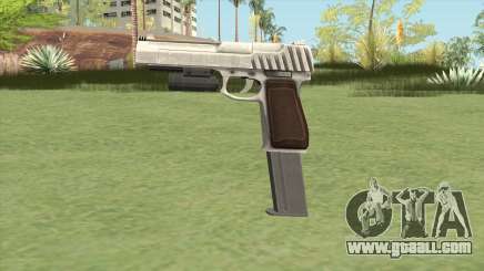 Pistol .50 GTA V (OG Silver) Flashlight V2 for GTA San Andreas