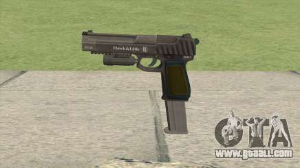 Pistol .50 GTA V (LSPD) Flashlight V2 for GTA San Andreas