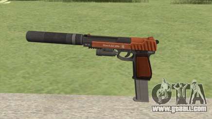 Pistol .50 GTA V (Orange) Full Attachments for GTA San Andreas