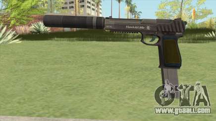 Pistol .50 GTA V (LSPD) Suppressor V2 for GTA San Andreas