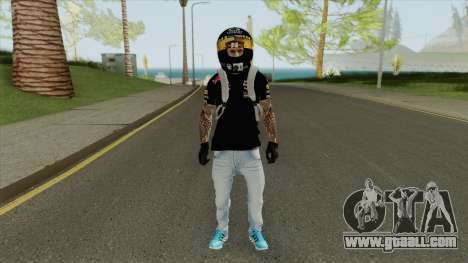 Random Male (Motorcycle Helmet) for GTA San Andreas