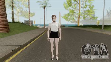 Claire Casual (Mini Skirt) for GTA San Andreas