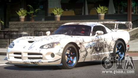 Dodge Viper SRT Drift PJ5 for GTA 4