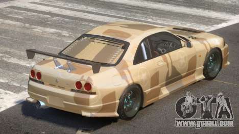 Nissan Skyline GT R33 SE PJ2 for GTA 4