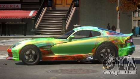 Dodge Viper SRT GTS PJ3 for GTA 4