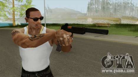 Heavy Pistol GTA V (Orange) Suppressor V2 for GTA San Andreas