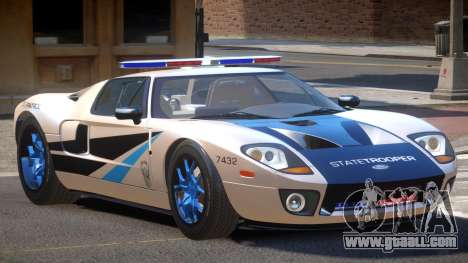 Ford GT1000 Police V1.3 for GTA 4