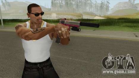 Heavy Pistol GTA V (Pink) Full Attachments for GTA San Andreas