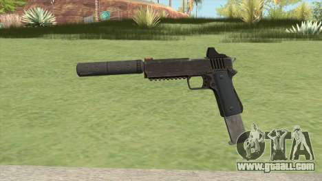 Heavy Pistol GTA V (OG Black) Suppressor V2 for GTA San Andreas