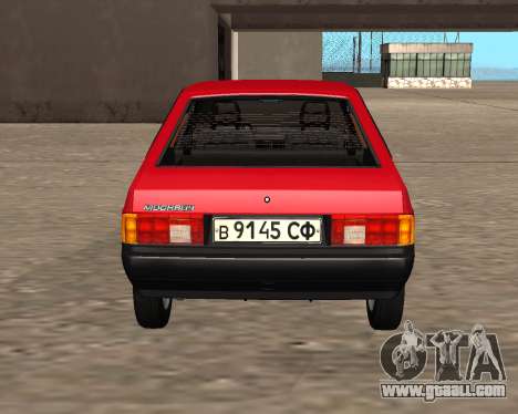 Moskvich 2141 Red for GTA San Andreas