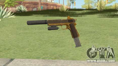 Heavy Pistol GTA V (Gold) Full Attachments for GTA San Andreas