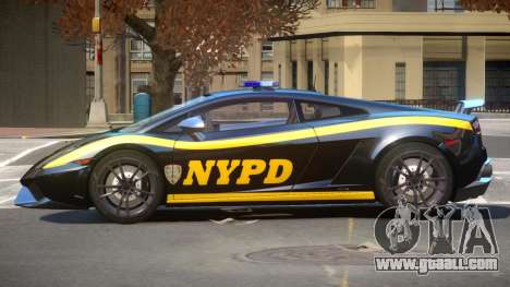 Lamborghini Gallardo Police V1.0 for GTA 4