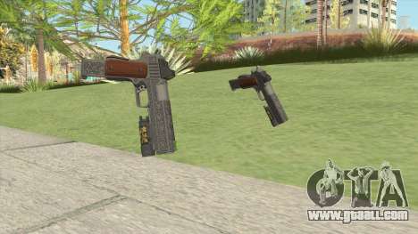 Heavy Pistol GTA V (Luxury) Flashlight V2 for GTA San Andreas