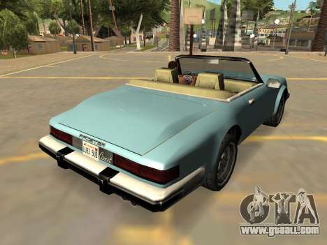 Pfister Comet With Badges & Extras for GTA San Andreas