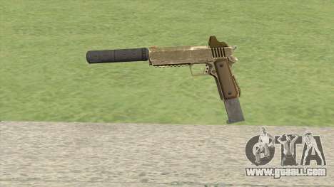Heavy Pistol GTA V (Army) Suppressor V2 for GTA San Andreas