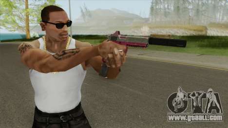 Heavy Pistol GTA V (Pink) Suppressor V2 for GTA San Andreas