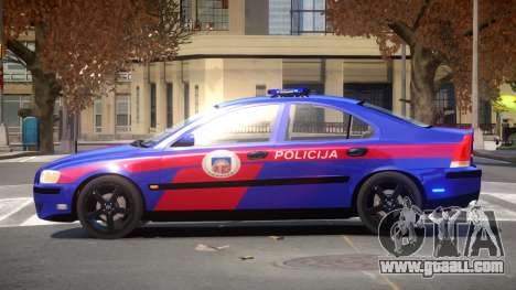 Volvo S60R Police V1.0 for GTA 4