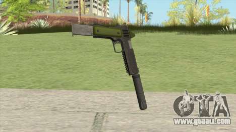 Heavy Pistol GTA V (Green) Suppressor V2 for GTA San Andreas