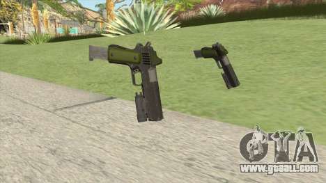 Heavy Pistol GTA V (Green) Flashlight V2 for GTA San Andreas