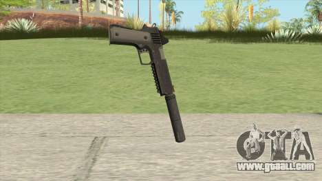 Heavy Pistol GTA V (NG Black) Suppressor V1 for GTA San Andreas