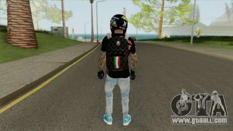 Random Male (Motorcycle Helmet) for GTA San Andreas