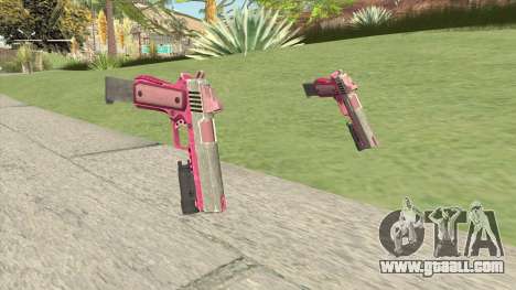 Heavy Pistol GTA V (Pink) Flashlight V2 for GTA San Andreas